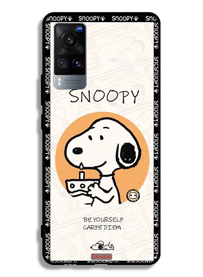 Tolwak Vivo X60 Protective Case Cover Snoopy Be Yourself - Image 2