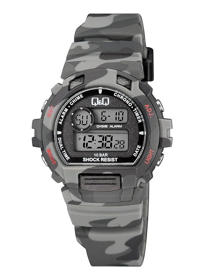 كيو آند كيو ساعة يد من المطاط رقمية M153J009Y - Image 1