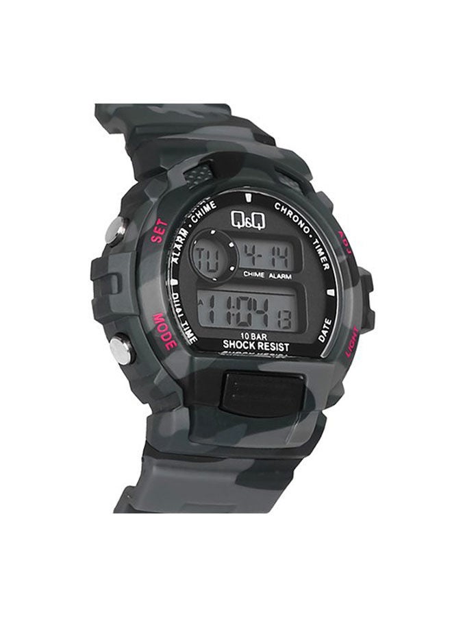 كيو آند كيو ساعة يد من المطاط رقمية M153J009Y - Image 2