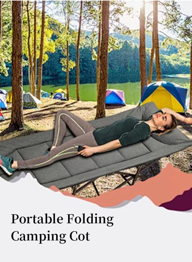 Snooe في الهواء الطلق التخييم المحمولة مريحة قابلة للطي سرير لينة مناسبة للتخييم في الأماكن المغلقة في الهواء الطلق - Image 3