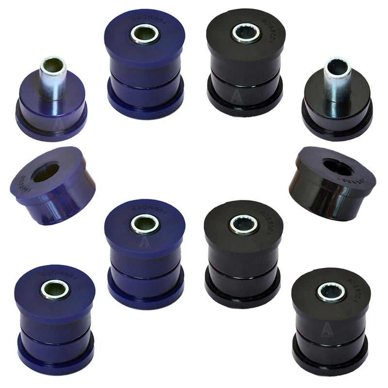 AUTOACER Rear Upper and Lower ControlTrailing Arm Bushing Kit 8 pcs Left Right made in high grade Polyurethane Compatible With PATHFINDER INFINITY 19962004 Year 19962004
