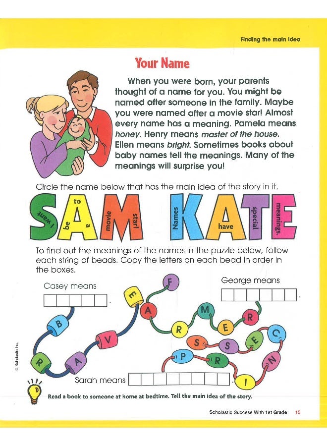 Scholastic Success With 1St Grade Workbook  - Image 5