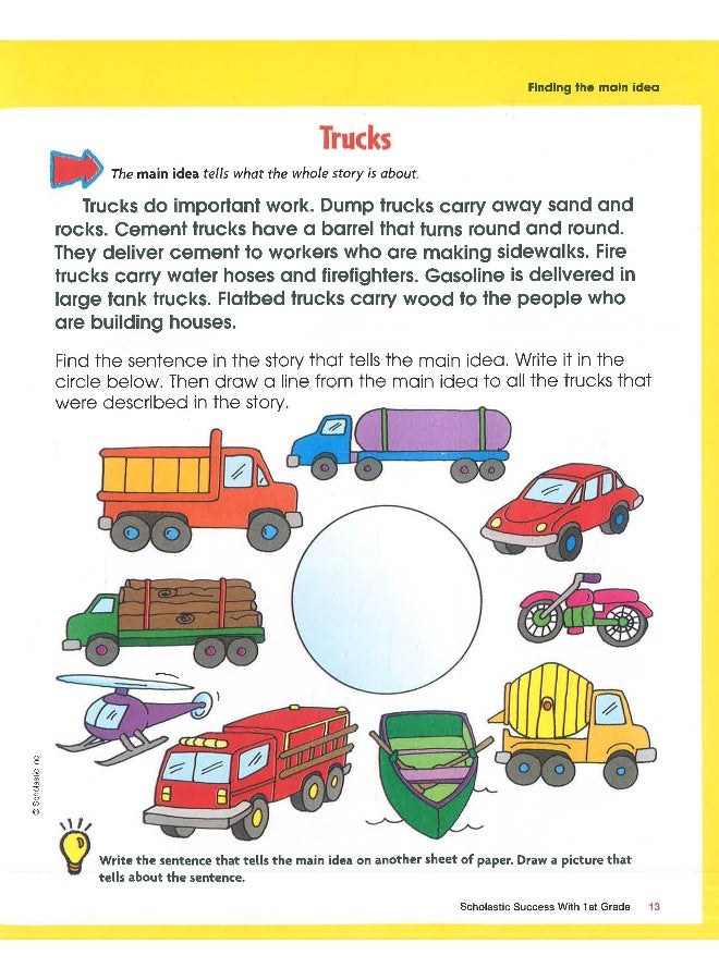 Scholastic Success With 1St Grade Workbook  - Image 4