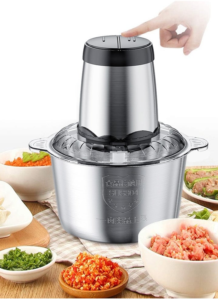 Joshberg 3L Electric Meat Grinder, 2 Speed Adjustable Stainless Steel Food Chopper  - Image 1