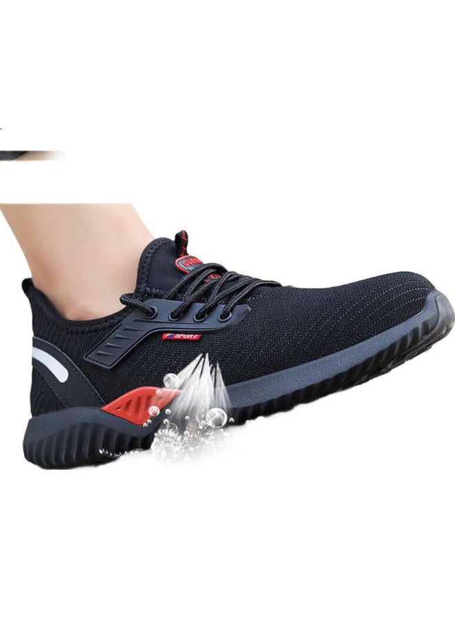 JUNBU Safety Shoes For Men, Steel Toe Cap, Puncture-Resistant, Wear-Resistant, Non-Slip, Lightweight, Soft-Soled, Work Safety Functional Shoes 9155 Size 42 - Image 3