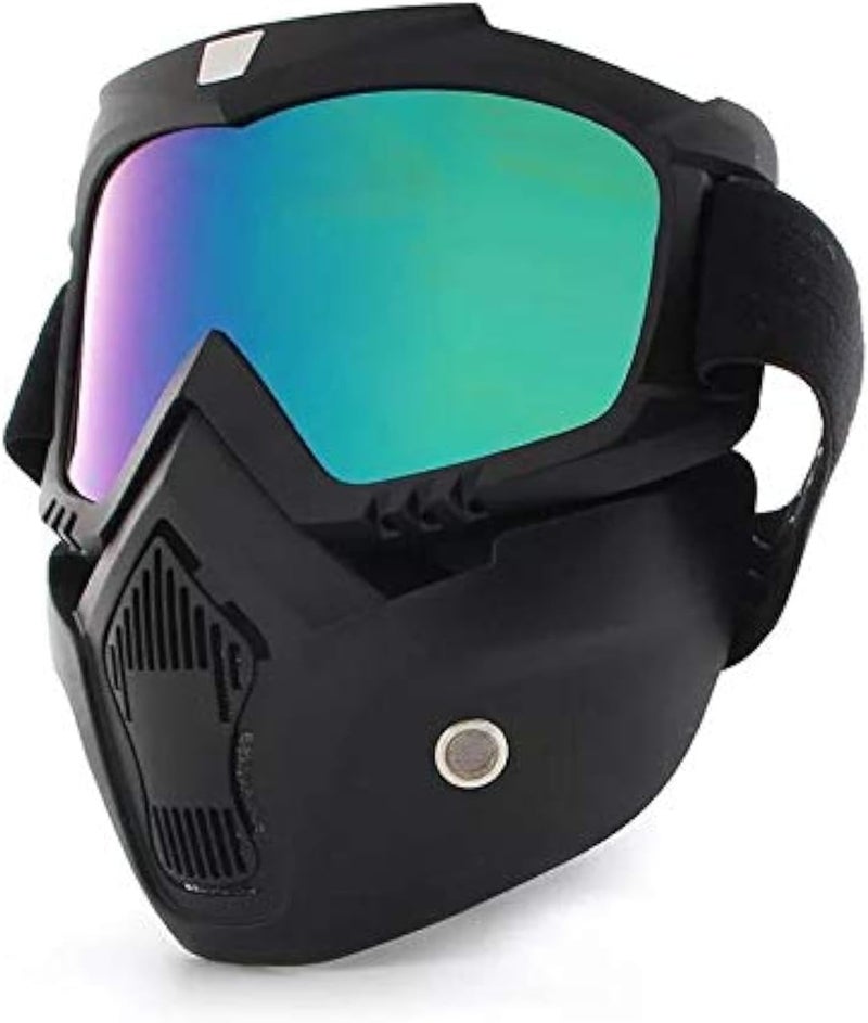 نظارات واقية لراكبي الدراجات النارية بعدسات ملونة