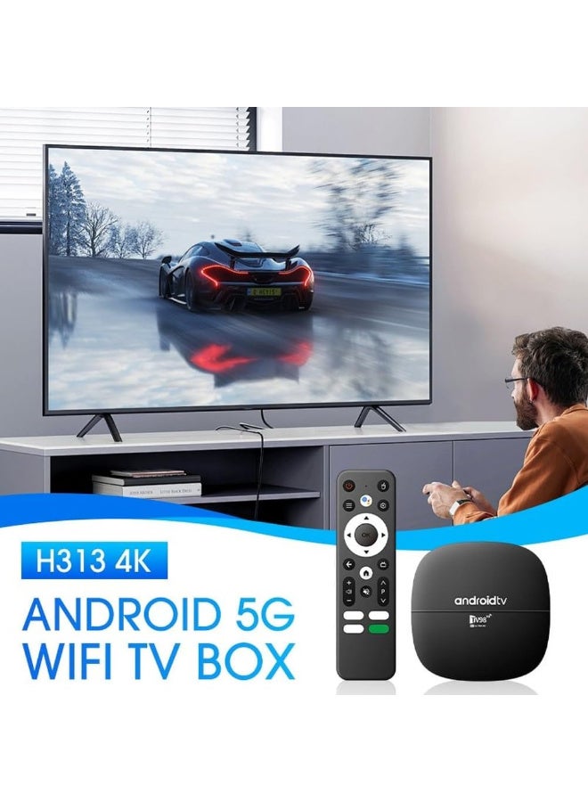 TV98 H313 4K Android 5G WiFi TV Box, TV98 ATV Max, Super Box Streaming Device, Allwinner H313, Android 14.0, HDR 10, BT 5.0, 2.4G/5G Dual WiFi 4K HD Smart Media Player(2GB+16GB) - Image 2