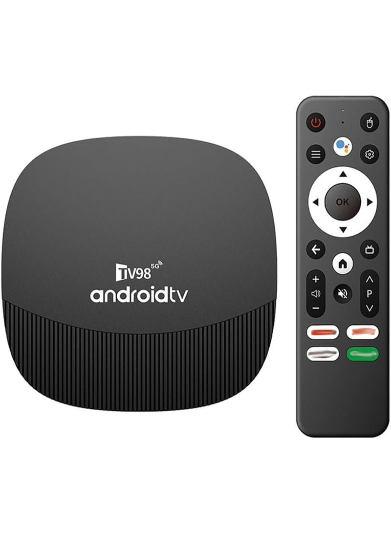 TV98 H313 4K Android 5G WiFi TV Box, TV98 ATV Max, Super Box Streaming Device, Allwinner H313, Android 14.0, HDR 10, BT 5.0, 2.4G/5G Dual WiFi 4K HD Smart Media Player(2GB+16GB) - Image 1