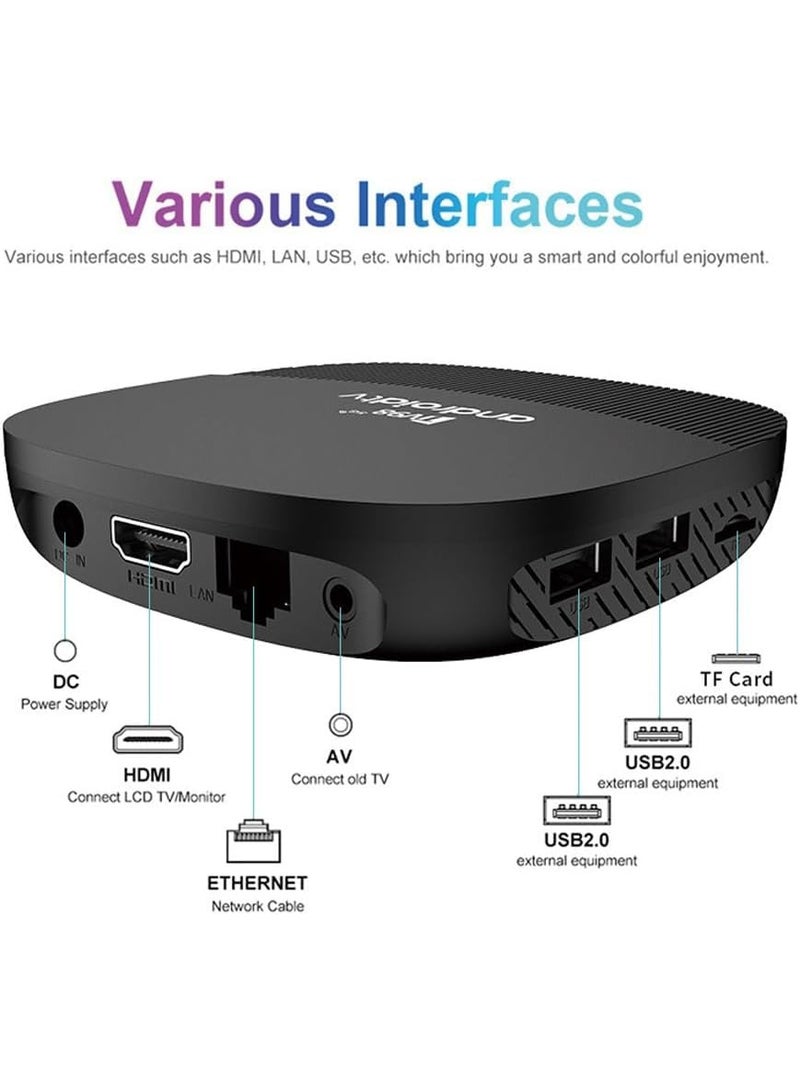 TV98 H313 4K Android 5G WiFi TV Box, TV98 ATV Max, Super Box Streaming Device, Allwinner H313, Android 14.0, HDR 10, BT 5.0, 2.4G/5G Dual WiFi 4K HD Smart Media Player(2GB+16GB) - Image 3
