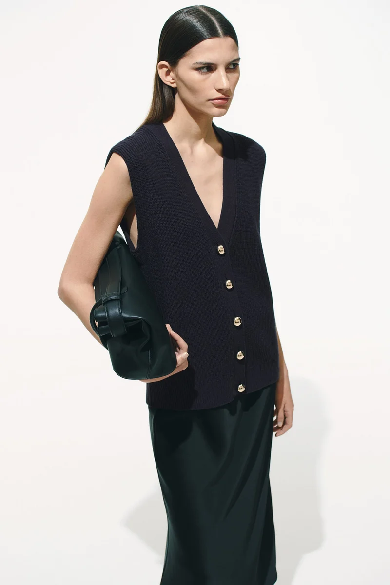 H&M Button-front sweater vest