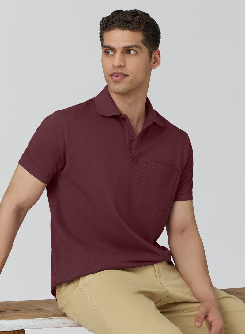 اكس واي اكس اكس تيشيرت بولو XYXX من القطن الصلب بنصف كم للرجال - Image 1