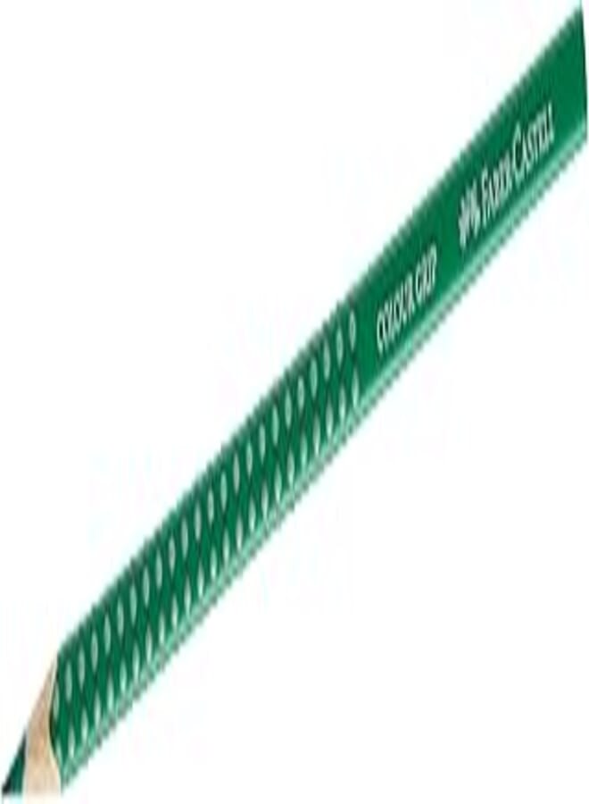 Faber-Castell 112463" Colour Grip Crayon, Emerald Green