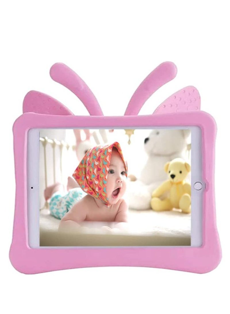 ELTRAZONE iPad 6th Generation Cases for Kids iPad 9.7 Case 2018/2017 Light Weight Kid-Proof Soft EVA Foam Protective Tablet Cover Holder for New iPad 9.7 inch A1893/A1954/A1822/A1823 - Baby Pink - Image 2