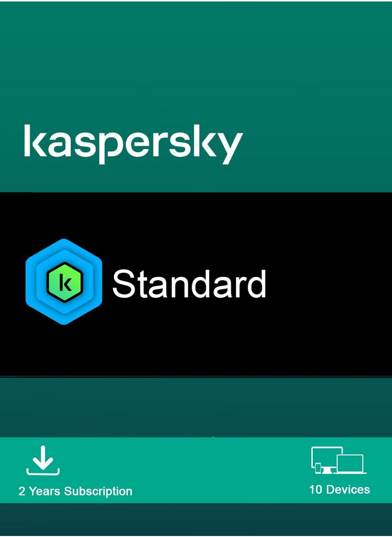 Kaspersky Kaspersky Standard | 10 Devices 2 Years | 2025 | Digital License | Same Day Delivery 