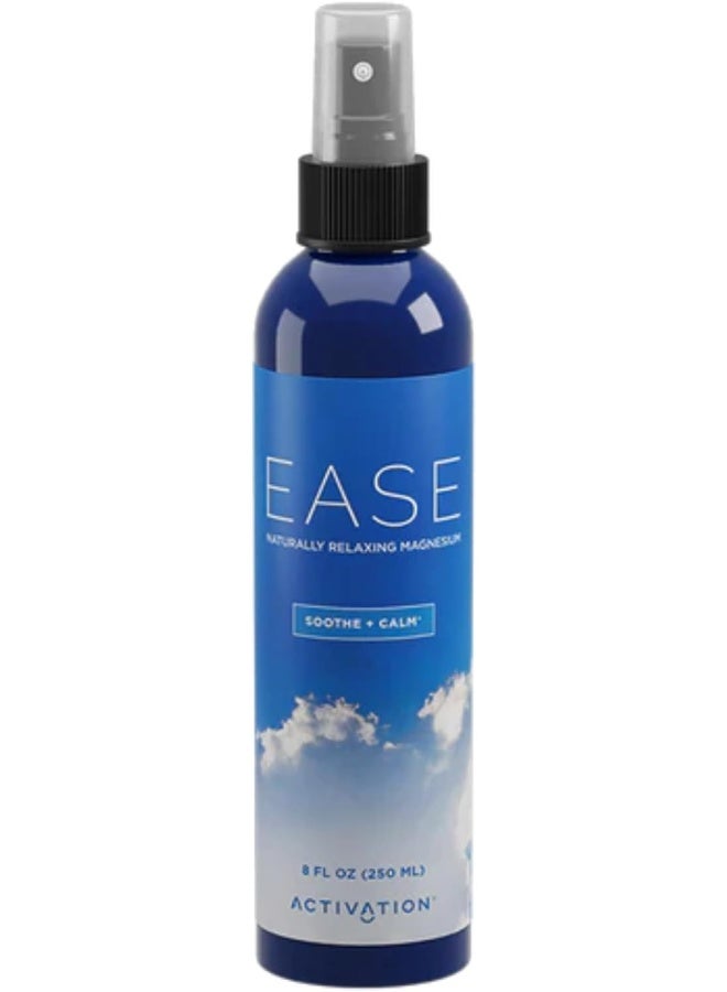 Activation Products Ease Magnesium Spray - Pure Magnesium for Joint and Muscle Pain, Leg Cramp Relief - Sleep Supplement for Restless Leg Syndrome Relief - Includes eBook, 8 Fl. Ounces - Image 1