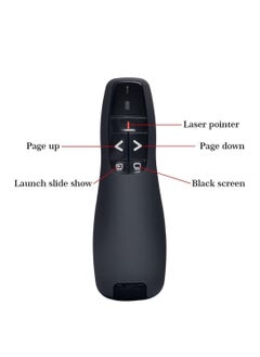 Laser pointer for presentation, wireless presenter, 2.4GHz PowerPoint presentation clicker, USB pen clicker remote control PPT wireless presenter for Mac/Keynote/school/office