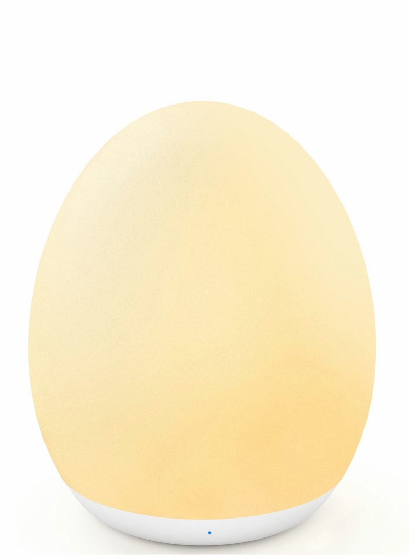 Excefore ضوء ليلي للأطفال، ضوء ليلي للرضع مع 8 ألوان متغيرة ووظيفة التعتيم، ضوء ليلي قابل للشحن مع مؤقت لمدة 1 ساعة وتحكم باللمس، يصل إلى 100 ساعة - Image 1