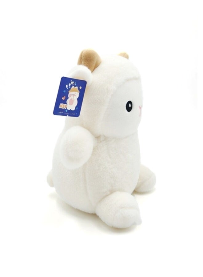 Crazy Boss Soft Plush Lamb Toy – Cute Stuffed Animal Doll for Kids, Ultra-Soft Huggable Sheep Plush Toy for Babies & Toddlers - Image 2