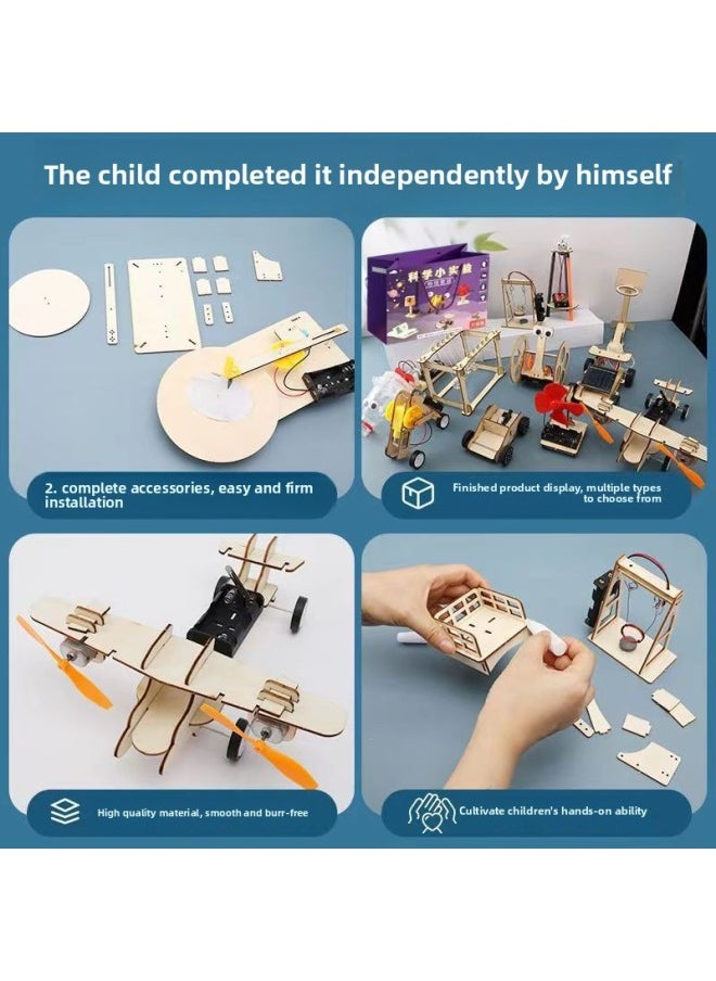 Generic - Pupils' Science And Technology Making Small Inventions Kindergarten Handmade DIY Material Interesting Science Small Experiment Suit Children-Specifications:[individually Packed] Sea, Land And Air 3-piece Set⭐Send Instructions + Video + Ppt Teaching Plan - Image 1