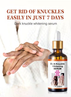 MOOYAM Dark Knuckle Whitening Serum 7 days Treatment for Dark Spots in Hand and Feet Knuckles Exfoliating Improves Dullness Powerful Whitening Effect for Men and Women 50ml  - Image 4
