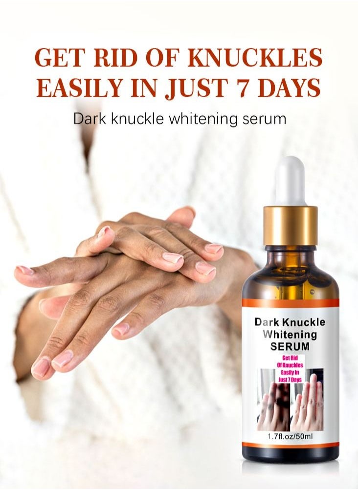 MOOYAM Dark Knuckle Whitening Serum 7 days Treatment for Dark Spots in Hand and Feet Knuckles Exfoliating Improves Dullness Powerful Whitening Effect for Men and Women 50ml  - Image 4