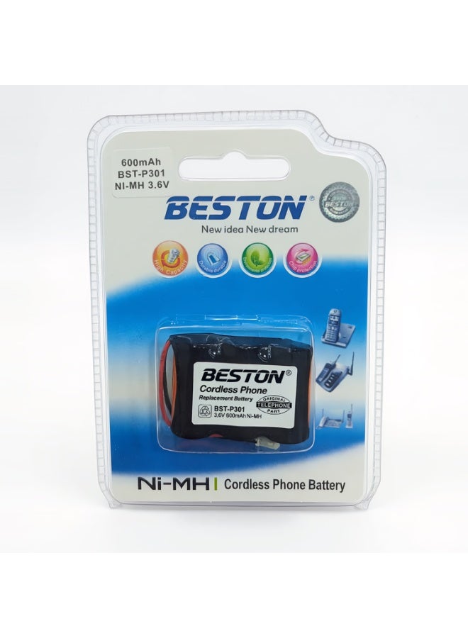 Beston BST-P301 Rechargeable Ni-MH Battery – 3.6V, 600mAh - Image 3