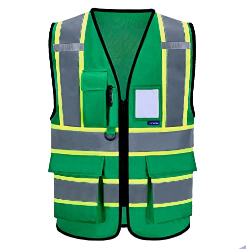 AYKRM 11 colors available green reflective vest - Image 1