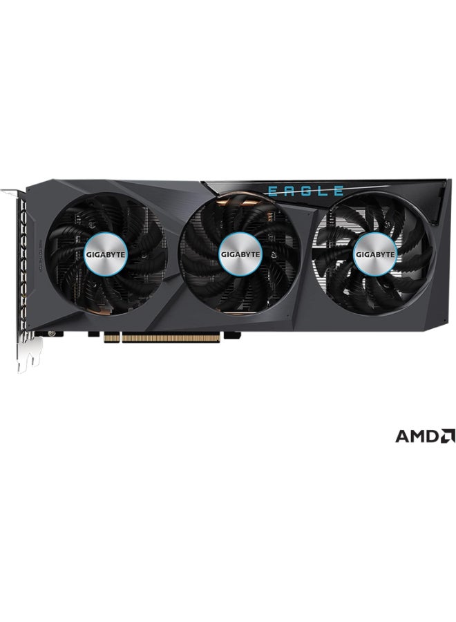 GIGABYTE Radeon RX 6600 Eagle 8G Graphics Card, WINDFORCE 3X Cooling System, 8GB 128-bit GDDR6, GV-R66EAGLE-8GD Video Card - Image 4
