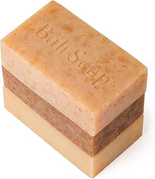 Bali Soap Natural Soap Bar Gift Set 3 pc Variety Pack Papaya Cinnamon Lemongrass Face or Body Soap Best for All Skin Types For Women Men Teens 35 Oz each - Image 5