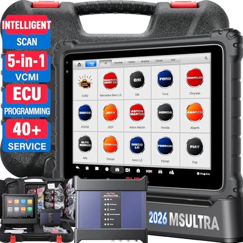 Autel 2026 Autel MaxiSYS Ultra Scanner: Top Auto Tool with 40+ Service, 5-in-1 VCMI, Intelligent Scan, Topology Map, OE Programming & Coding, Upgraded of MaxiCOM Ultra Lite Elite II Pro MS919 Ultra EV - Image 1