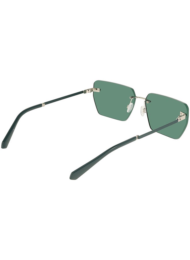 Calvin Klein Jeans 3 قطع تركيب براغي معدنية من كالفن كلاين جينز صن CKJ25207S 6215 (045) فضي/أخضر - Image 4