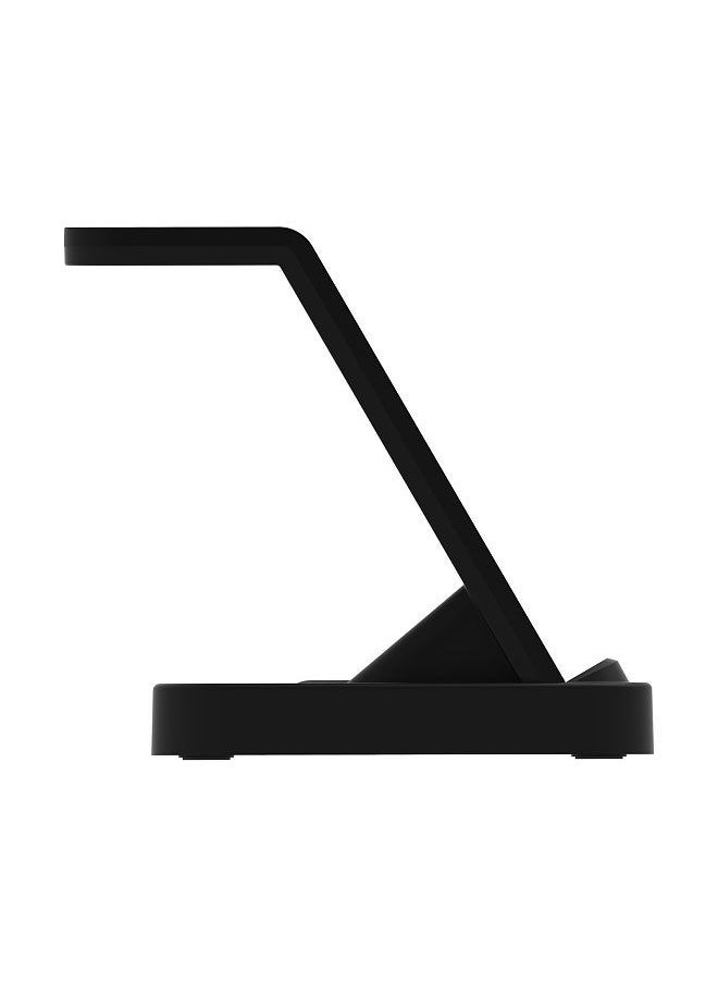 Generic - F15 Wireless Charger 3 in 1 Wireless Charging Station for Multiple Devices 15W Fast Charging Dock Stand Compatible with iOS Smartphone Smartwatch Series Earbuds - Image 1