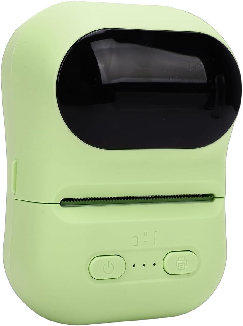VBESTLIFE Mini Portable Thermal Printer Print Pod, Inkless Bluetooth Label Maker Machine for DIY Crafts, Journaling, Office & Home Use (Green) - Image 1