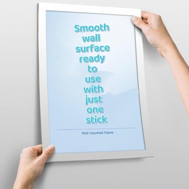 3pcs No Nail Magnetic Border Display Frames A4 Transparent Waterproof Reusable for Window Wall Door - Image 5