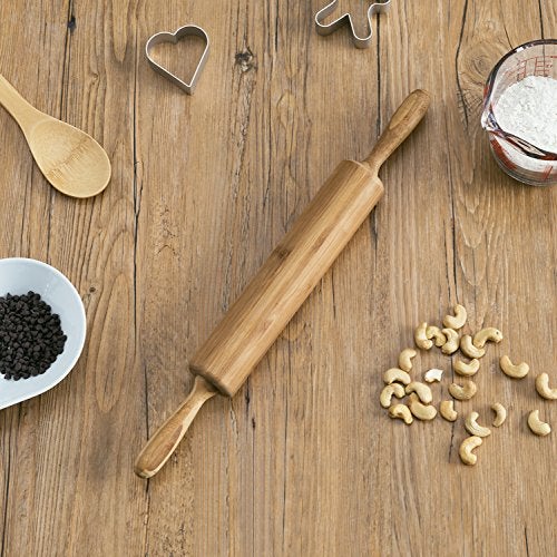 Home Basics Rolling Pin, Bamboo - Image 4