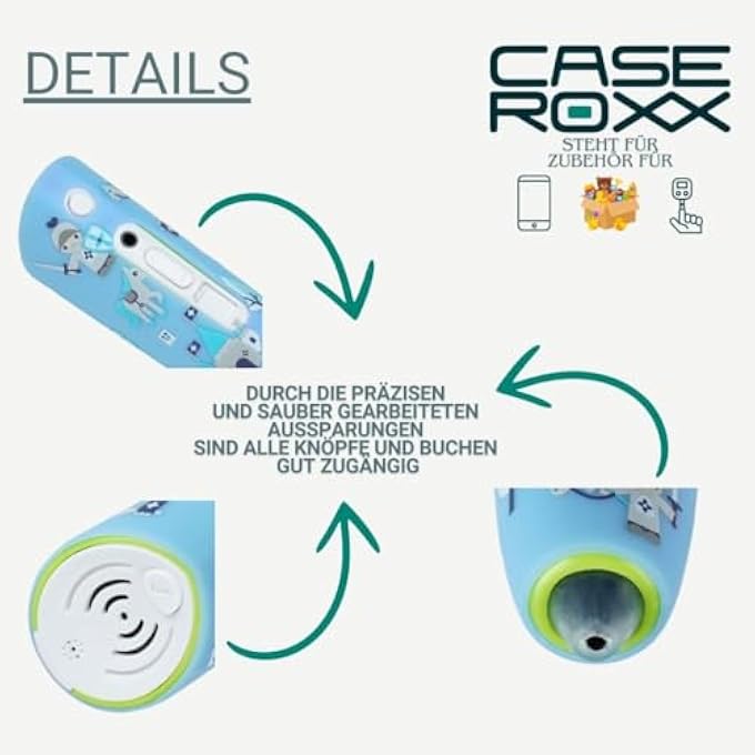 caseroxx PROTECTIVE CASE SUITABLE FOR RAVENSBURGER, COVER (SILICONE CASE FOR RAVENSBURGER TIPTOI) IN BLACK - Image 5