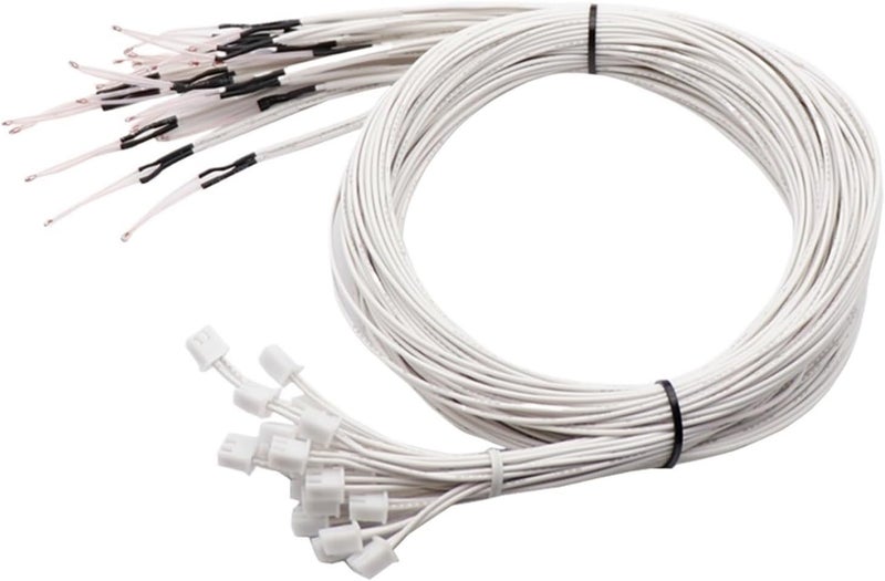 Compatible with Most 3D Printers NTC Temperature Sensor 3950 1 Percent Accuracy 100K with XH2.54 Connector 100cm 150cm Line Length(Without Terminal,20pcs) - Image 3