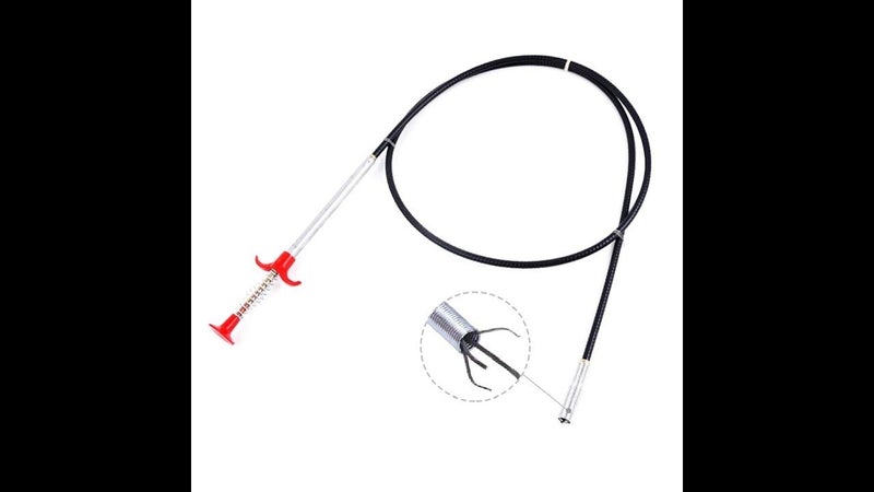Drain and Sink Plunger with Grab Hook - Quick Release & Grab for Small Items from the Bottom, Perfect for Bathtubs and More! - Generic