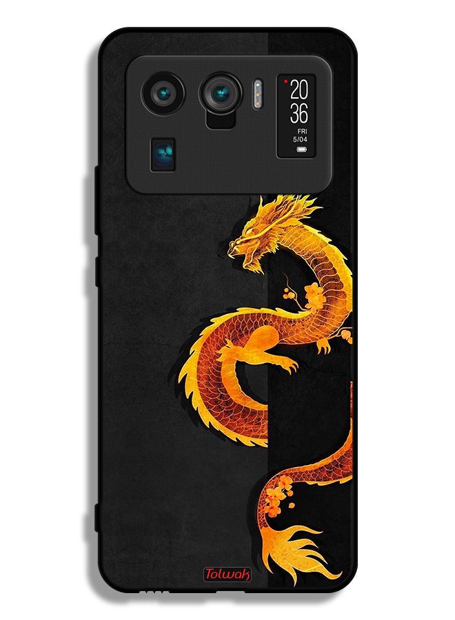 Tolwak Xiaomi Mi 11 Ultra Protective Case Cover Dragon Art - Image 2