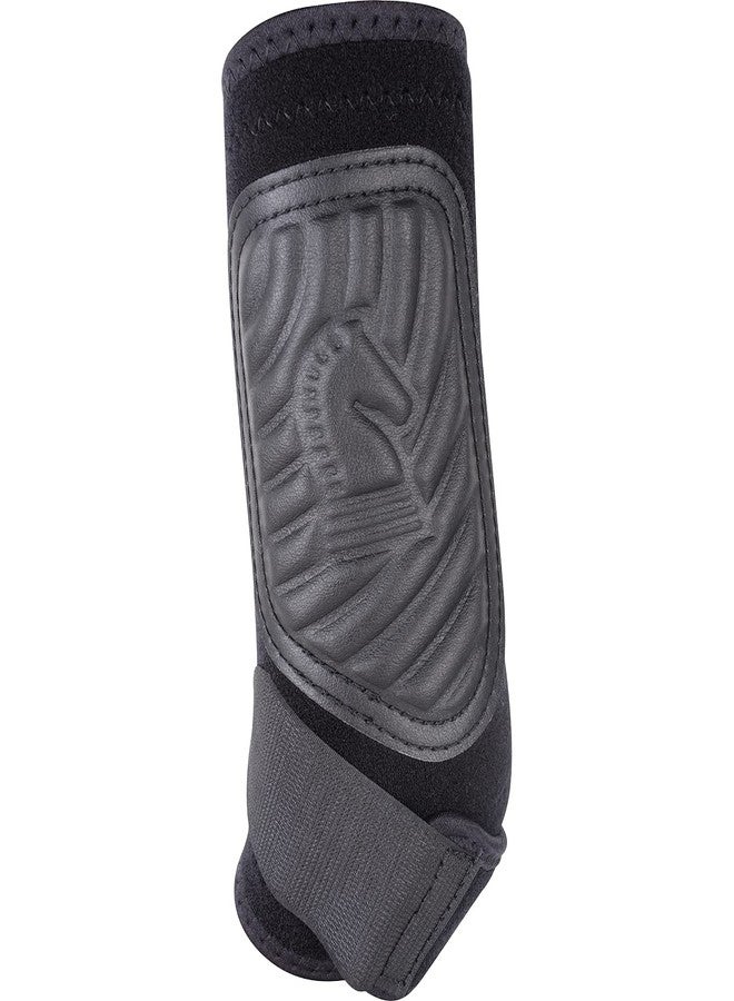 Classic Equine ClassicFit Sling Boots, Front (Black, Small) - Image 2
