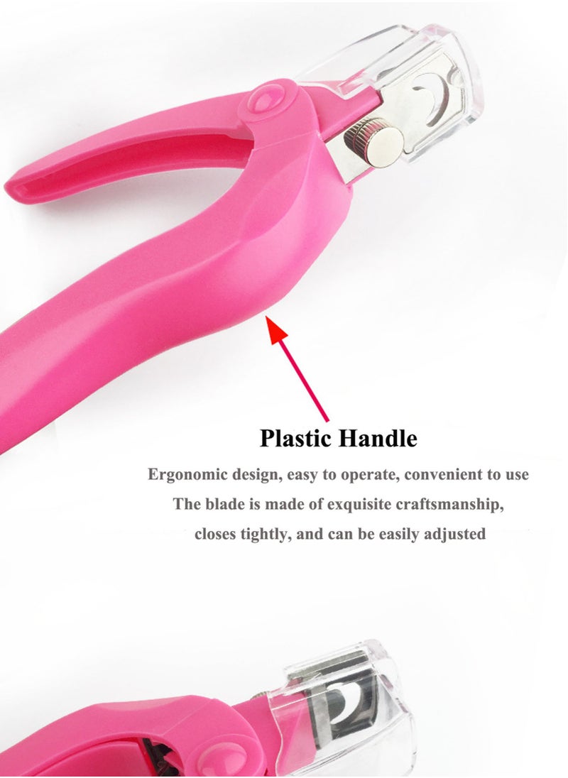 Miss Gooey Acrylic Nail Clippers False Nail Clipper Fake Nail Cutter for Nail Tips Cutters Clippers Acrylic Nail Sizer Fake Nail Scissors Straight Extended Nail U-Shaped Scissors,Easy to Use & Adjust  - Image 4