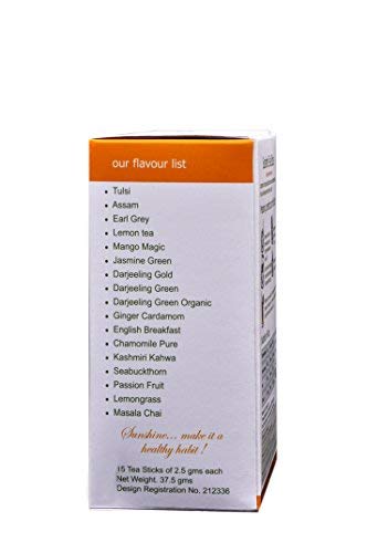 Sunshine Tea 1 Stick of Each Flavour Variety- Pack 15 Tea Sticks - Image 2