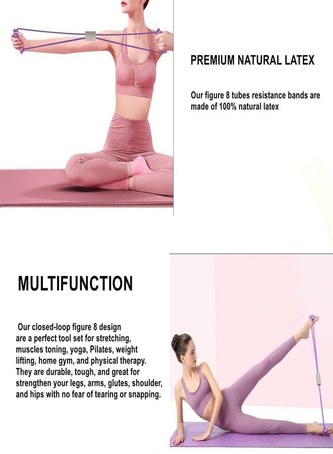 MYTHOS Ultra Toner Figure 8 Resistance Band with Padded Handles Great for Stretch, Exercise, Fitness Training, Yoga, Resistance Weights, Therapy, Gym or Home Workout Equipment - Image 4