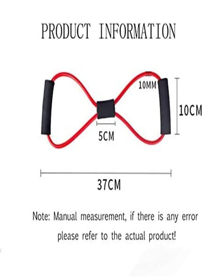 MYTHOS Ultra Toner Figure 8 Resistance Band with Padded Handles Great for Stretch, Exercise, Fitness Training, Yoga, Resistance Weights, Therapy, Gym or Home Workout Equipment - Image 2