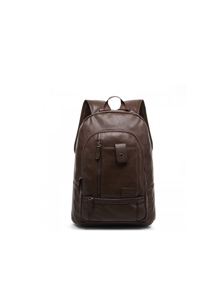 Generic - North Wolfman Casual Leather Shoulder Bag, Laptop backpack Brown - Image 1
