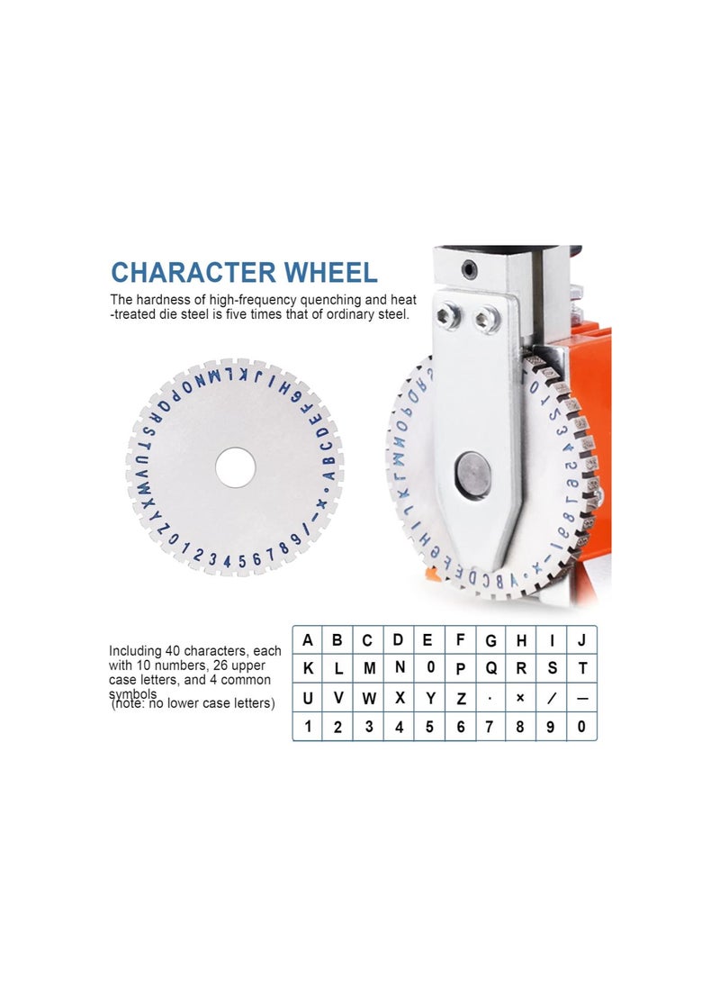 silvercnc - Manual Nameplate Metal Label Stamping Printer Machine Marking Machine for Metal (No.2 Codeword Plate) - Image 1