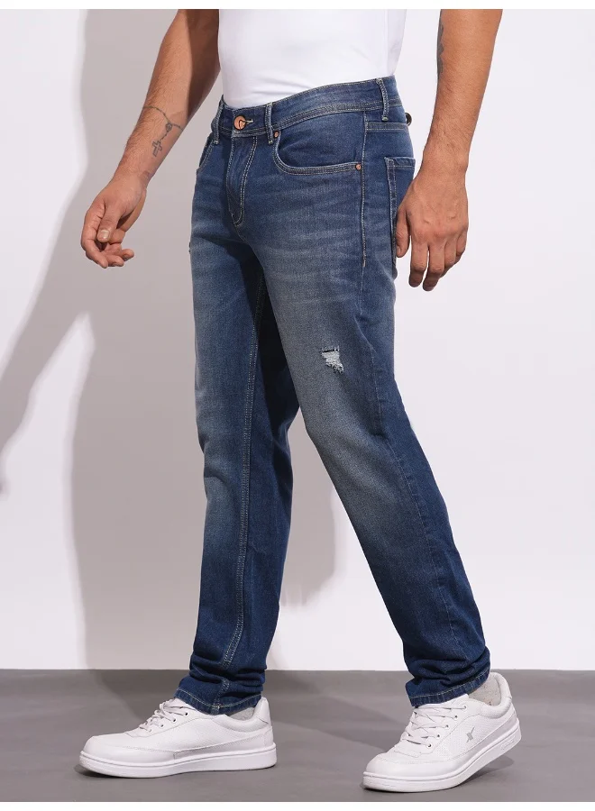 بيينغ هيومان Mens Dark Tone Anti Fit Denims