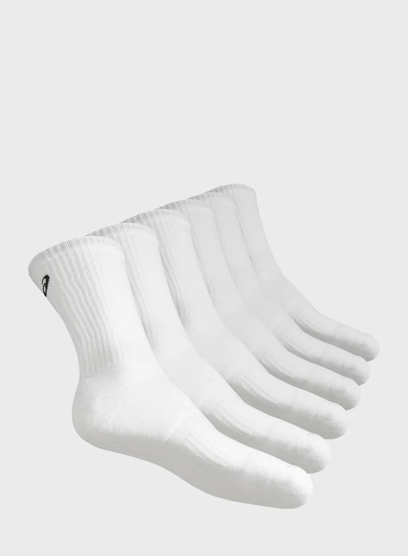 asics 6 Pack Crew Socks