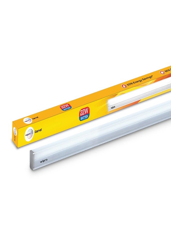 Wipro Garnet 22W LED Batten for Living Room & Bedroom | 4 Ft | Warm White (2700K) with 2000 lumen| Bright & Energy Efficient Tubelight for Home, Office, Showroom & Parking lot | Pack of 10 - Image 2
