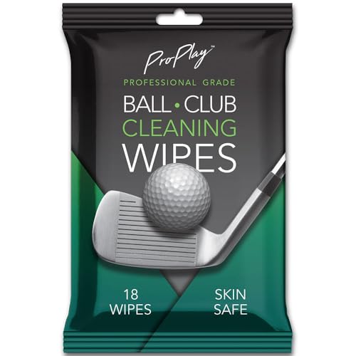 pro:play ProPlay Ball & Club Cleaning Wipes | Powerful Cleaner Removes Dirt, Grass, and Sand | Convenient, Resealable Pack - Unscented 1 Pack - Image 4